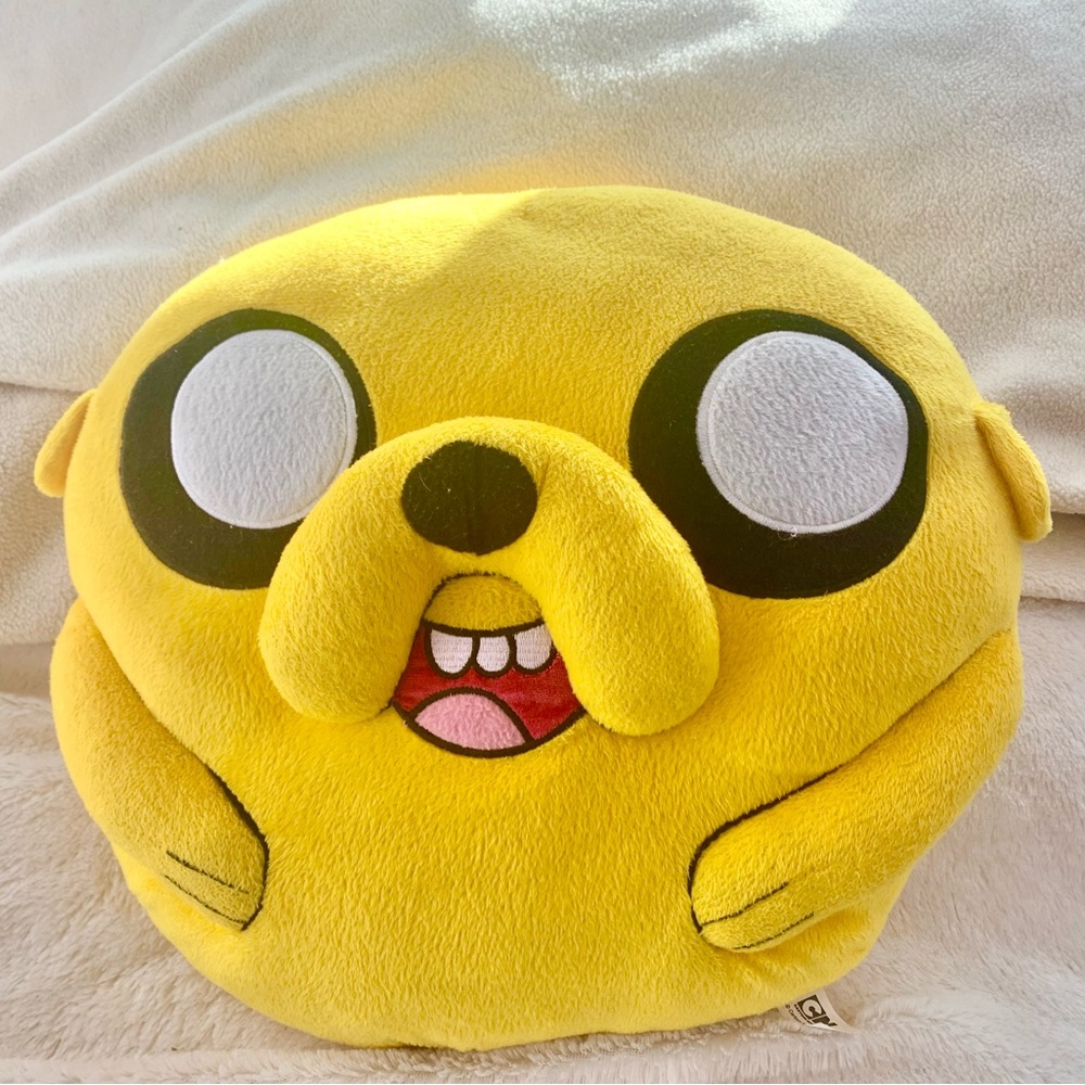 Cartoon Network Jake the dog Adventure Time 14” Pillow Stuffed Toy Plush